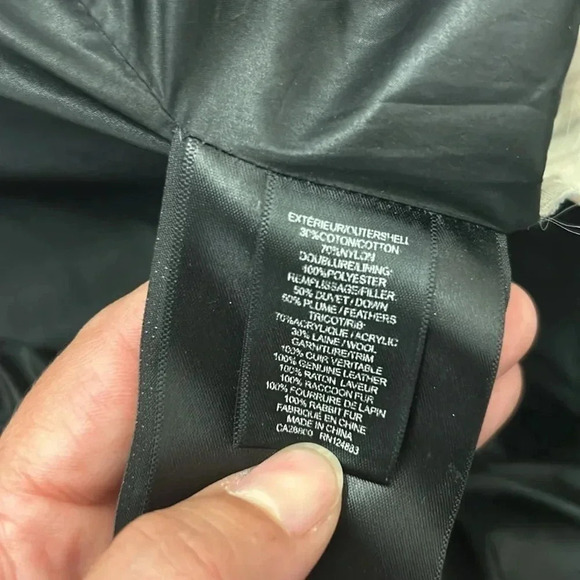 Atelier noir removable fur hood down coat - Picture 10 of 10